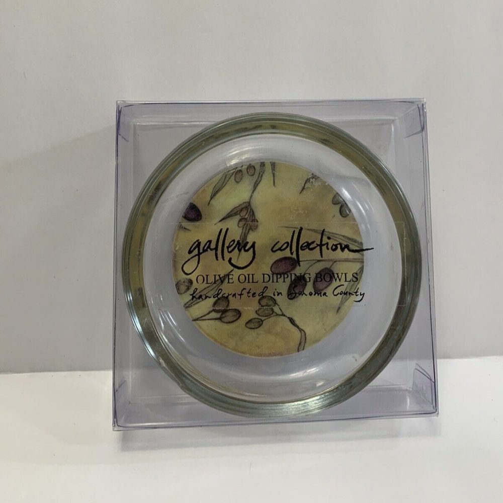 Small Glass Dipping Bowl Hand Crafted Clay Co Gallery Collection Michel Stong